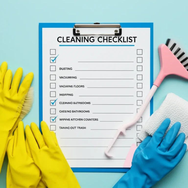 Featured image for The Ultimate 50-Point Cleaning Checklist for a Spotless Home 2025